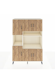 Hyperion Dolap 9 Raflı 6 Kapaklı 132x44x195 Aytaşı-Çam/Aytaşı