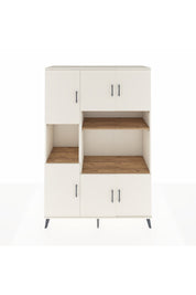 Hyperion Dolap 9 Raflı 6 Kapaklı 132x44x195 Aytaşı-Aytaşı/Çam