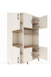 Hyperion Dolap 9 Raflı 6 Kapaklı 132x44x195 Aytaşı-Aytaşı/Çam