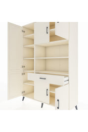 Hyperion Dolap 10 Raflı Tek Çekmeceli 6 Kapaklı 132x44x195 Aytaşı-Aytaşı/Aytaşı