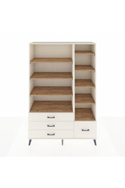 Hyperion Dolap 9 Raflı 4 Çekmeceli  132x44x195 Aytaşı-Çam/Aytaşı