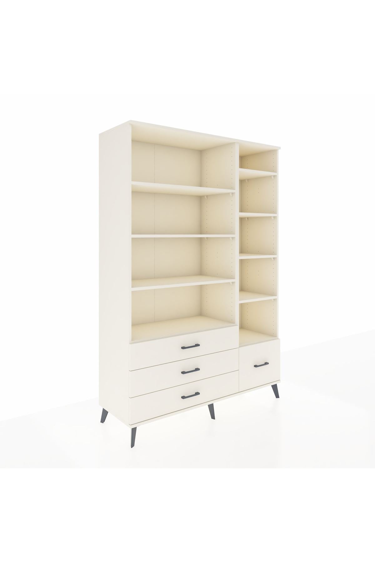 Hyperion Dolap 9 Raflı 4 Çekmeceli  132x44x195 Aytaşı-Aytaşı/Aytaşı