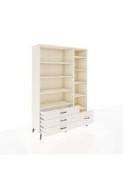 Hyperion Dolap 9 Raflı 4 Çekmeceli  132x44x195 Aytaşı-Aytaşı/Aytaşı