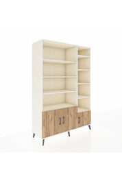 Hyperion Dolap 10 Raflı 3 Kapaklı 132x44x195 Aytaşı-Çam/Aytaşı