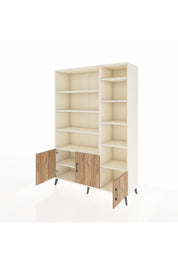 Hyperion Dolap 10 Raflı 3 Kapaklı 132x44x195 Aytaşı-Çam/Aytaşı