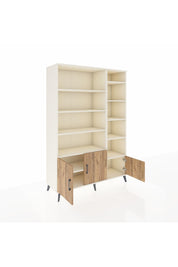 Hyperion Dolap 10 Raflı 3 Kapaklı 132x44x195 Aytaşı-Çam/Aytaşı