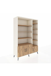 Hyperion Dolap 10 Raflı 3 Kapaklı 132x44x195 Aytaşı-Çam/Çam