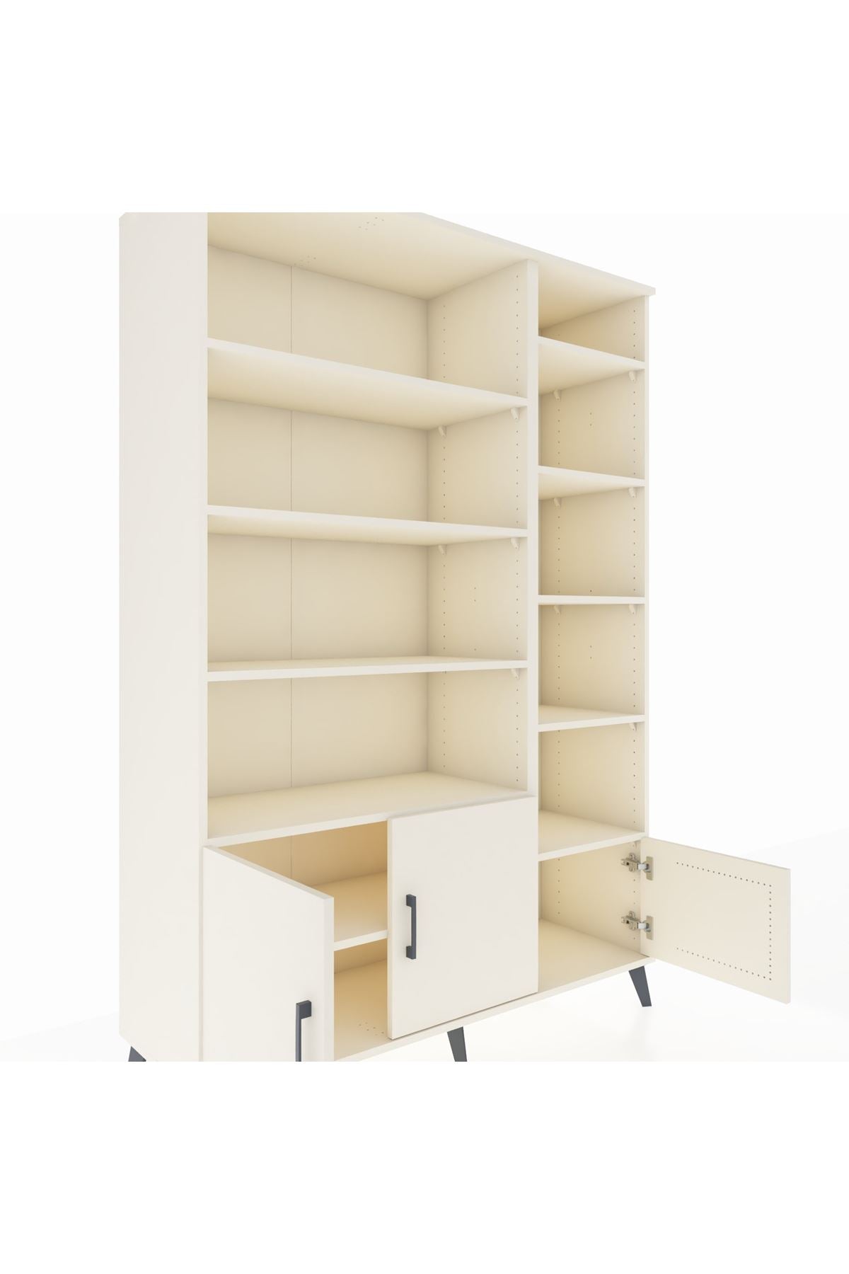 Hyperion Dolap 10 Raflı 3 Kapaklı 132x44x195 Aytaşı-Aytaşı/Aytaşı