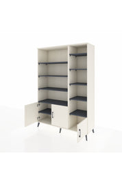 Hyperion Dolap 10 Raflı 3 Kapaklı 132x44x195 Aytaşı-Aytaşı/Antrasit