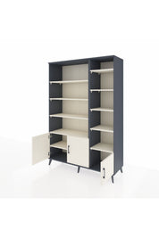 Hyperion Dolap 10 Raflı 3 Kapaklı 132x44x195 Antrasit-Aytaşı/Aytaşı
