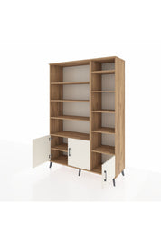 Hyperion Dolap 10 Raflı 3 Kapaklı 132x44x195 Çam-Aytaşı/Çam