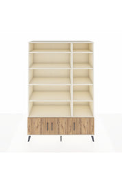 Hyperion Dolap 10 Raflı 3 Kapaklı 132x44x195 Aytaşı-Çam/Aytaşı