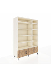 Hyperion Dolap 10 Raflı 3 Kapaklı 132x44x195 Aytaşı-Çam/Aytaşı