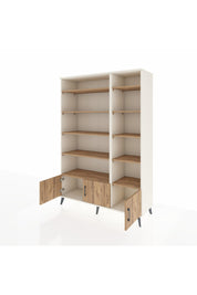 Hyperion Dolap 10 Raflı 3 Kapaklı 132x44x195 Aytaşı-Çam/Çam