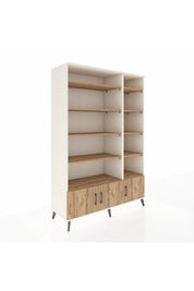 Hyperion Dolap 10 Raflı 3 Kapaklı 132x44x195 Aytaşı-Çam/Çam