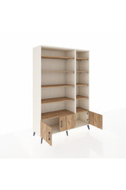 Hyperion Dolap 10 Raflı 3 Kapaklı 132x44x195 Aytaşı-Çam/Çam