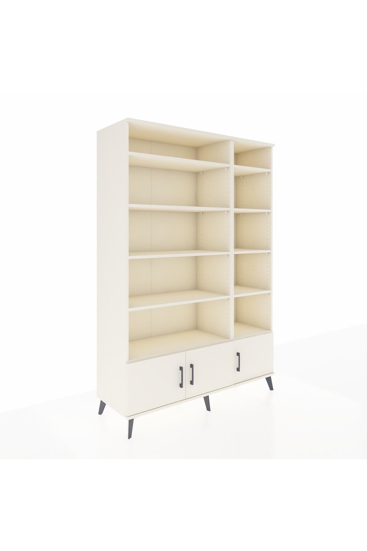 Hyperion Dolap 10 Raflı 3 Kapaklı 132x44x195 Aytaşı-Aytaşı/Aytaşı