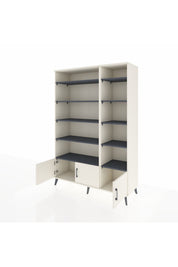 Hyperion Dolap 10 Raflı 3 Kapaklı 132x44x195 Aytaşı-Aytaşı/Antrasit