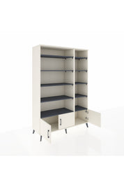 Hyperion Dolap 10 Raflı 3 Kapaklı 132x44x195 Aytaşı-Aytaşı/Antrasit