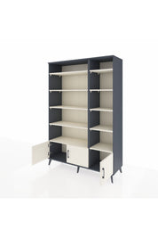 Hyperion Dolap 10 Raflı 3 Kapaklı 132x44x195 Antrasit-Aytaşı/Aytaşı