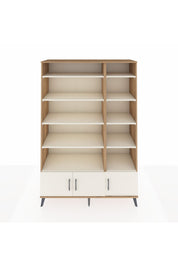 Hyperion Dolap 10 Raflı 3 Kapaklı 132x44x195 Çam-Aytaşı/Aytaşı