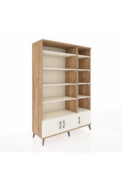 Hyperion Dolap 10 Raflı 3 Kapaklı 132x44x195 Çam-Aytaşı/Aytaşı