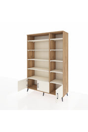 Hyperion Dolap 10 Raflı 3 Kapaklı 132x44x195 Çam-Aytaşı/Aytaşı