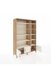 Hyperion Dolap 10 Raflı 3 Kapaklı 132x44x195 Çam-Aytaşı/Aytaşı