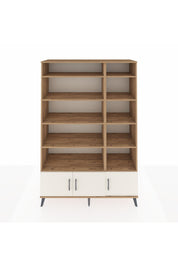 Hyperion Dolap 10 Raflı 3 Kapaklı 132x44x195 Çam-Aytaşı/Çam