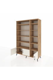 Hyperion Dolap 10 Raflı 3 Kapaklı 132x44x195 Çam-Aytaşı/Çam