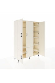 Hyperion Dolap 7 Raflı 5 Kapaklı Tek Askılı 132x44x195 Aytaşı-Aytaşı/Aytaşı