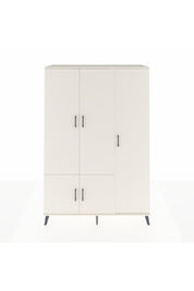 Hyperion Dolap 7 Raflı 5 Kapaklı Tek Askılı 132x44x195 Aytaşı-Aytaşı/Antrasit