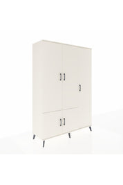 Hyperion Dolap 7 Raflı 5 Kapaklı Tek Askılı 132x44x195 Aytaşı-Aytaşı/Antrasit