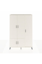 Hyperion Dolap 7 Raflı 5 Kapaklı Tek Askılı 132x44x195 Aytaşı-Aytaşı/Çam