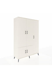 Hyperion Dolap 7 Raflı 5 Kapaklı Tek Askılı 132x44x195 Aytaşı-Aytaşı/Çam