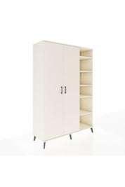 Hyperion Dolap 7 Raflı 2 Kapaklı Tek Askılı 132x44x195 Aytaşı-Aytaşı/Aytaşı