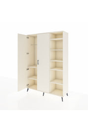 Hyperion Dolap 7 Raflı 2 Kapaklı Tek Askılı 132x44x195 Aytaşı-Aytaşı/Aytaşı