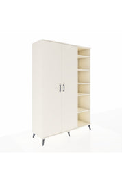 Hyperion Dolap 7 Raflı 2 Kapaklı Tek Askılı 132x44x195 Aytaşı-Aytaşı/Çam