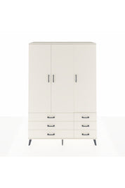 Hyperion Dolap 5 Raflı 6 Çekmeceli Tek Askılı 132x44x195 Aytaşı-Aytaşı/Aytaşı