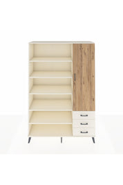 Hyperion Dolap 9 Raflı 3 Çekmeceli Tek Kapaklı  132x44x195 Aytaşı-Çam/Aytaşı