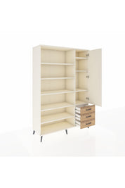 Hyperion Dolap 9 Raflı 3 Çekmeceli Tek Kapaklı  132x44x195 Aytaşı-Aytaşı/Çam