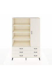 Hyperion Dolap 8 Raflı 6 Çekmeceli Tek Kapaklı  132x44x195 Aytaşı-Aytaşı/Aytaşı