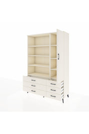 Hyperion Dolap 8 Raflı 6 Çekmeceli Tek Kapaklı  132x44x195 Aytaşı-Aytaşı/Aytaşı