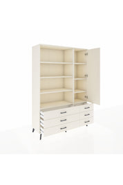 Hyperion Dolap 8 Raflı 6 Çekmeceli Tek Kapaklı  132x44x195 Aytaşı-Aytaşı/Aytaşı