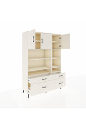 Hyperion Dolap 10 Raflı 4 Çekmeceli 3 Kapaklı 132x44x195 Aytaşı-Aytaşı/Aytaşı