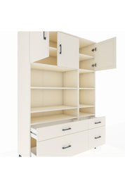 Hyperion Dolap 10 Raflı 4 Çekmeceli 3 Kapaklı 132x44x195 Aytaşı-Aytaşı/Aytaşı