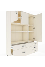 Hyperion Dolap 7 Raflı 5 Çekmeceli 3 Kapaklı 132x44x195 Aytaşı-Aytaşı/Aytaşı