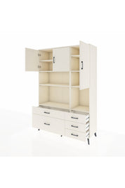 Hyperion Dolap 8 Raflı 5 Çekmeceli 3 Kapaklı 132x44x195 Aytaşı-Aytaşı/Aytaşı