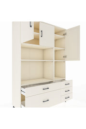 Hyperion Dolap 8 Raflı 5 Çekmeceli 3 Kapaklı 132x44x195 Aytaşı-Aytaşı/Aytaşı