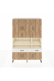 Hyperion Dolap 8 Raflı 2 Çekmeceli 6 Kapaklı 132x44x195 Aytaşı-Çam/Aytaşı